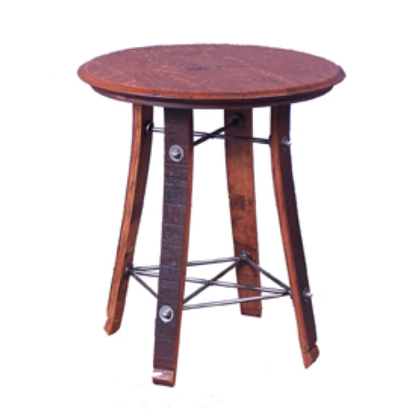 24" or 28" Barrel Top Side Table